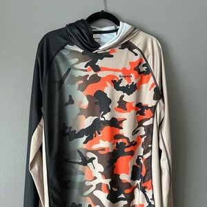 Simms Fishing Long-Sleeve Shirt, Size Large